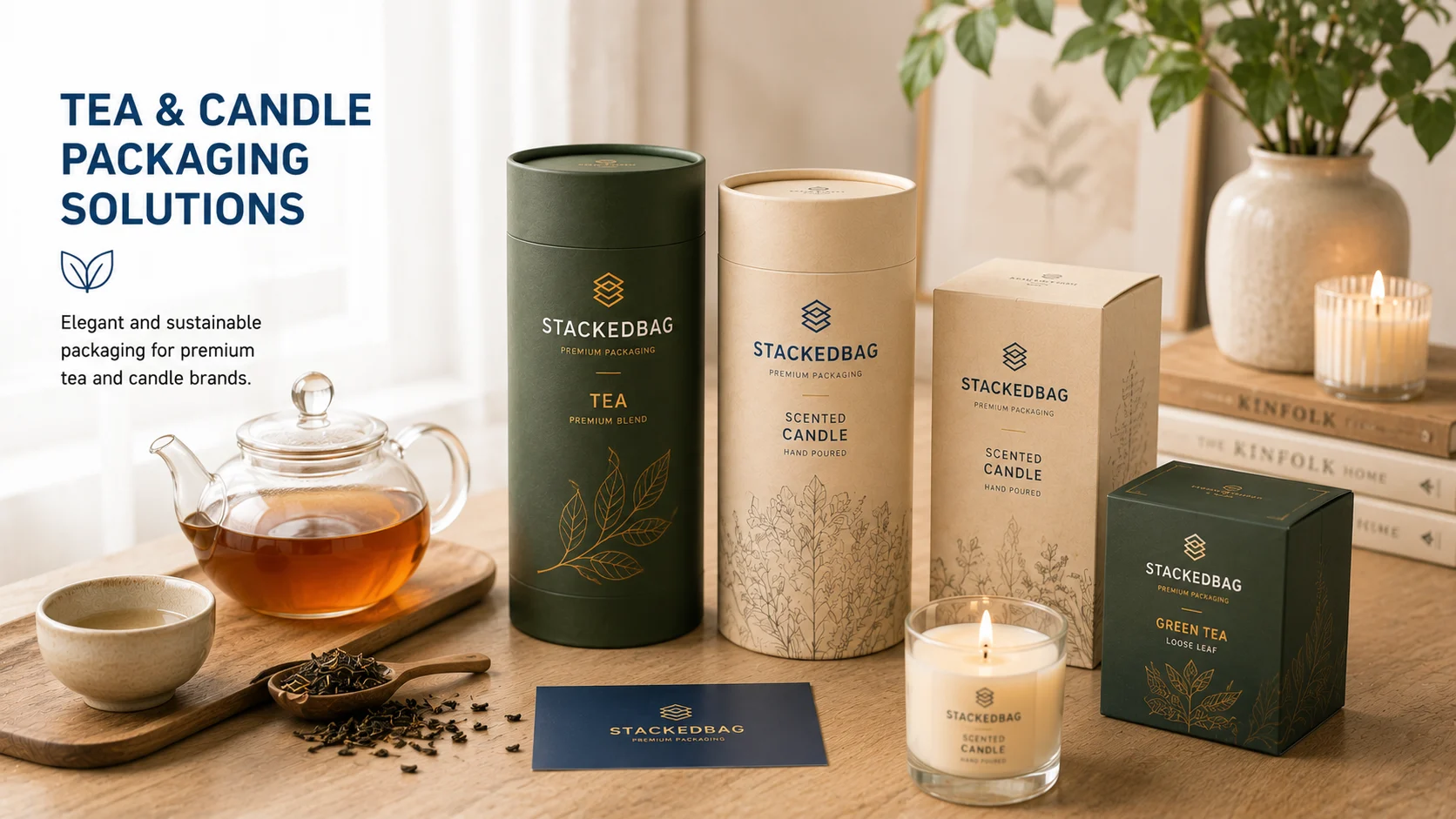 Tea and candle packaging